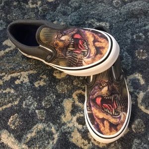 T-Rex Kids Vans slip-on